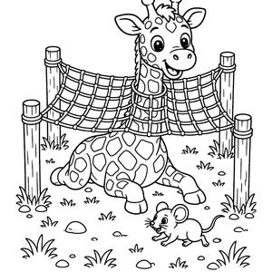 Critter Boot Camp Coloring Book for Kids 5-10, 50 Pages, Silly Zoo and Farm Animals in Training, Printable PDF image 3