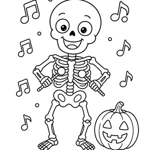 Goofy Ghouls Night Out Halloween Coloring Book for Kids 6-10, 50 Funny Printable Pages, Ghosts, Costumes and Candy PDF imagen 6