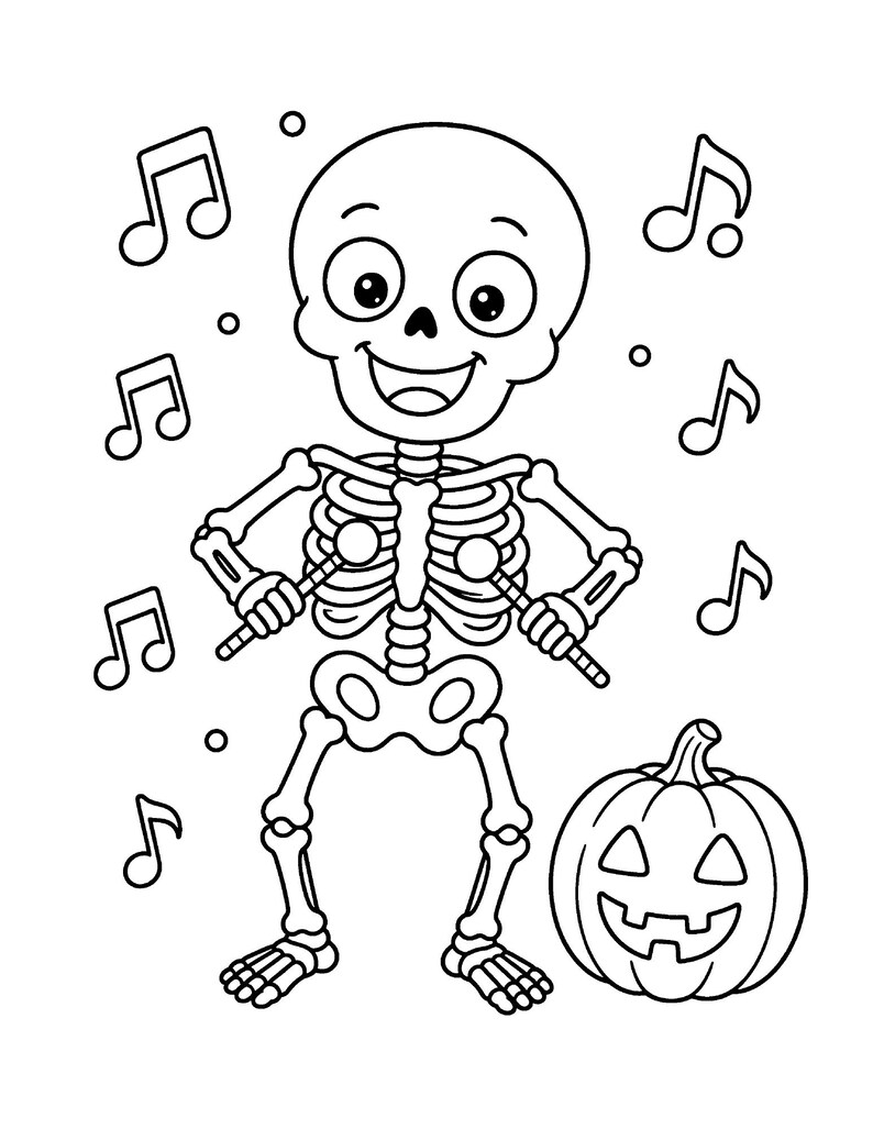 Goofy Ghouls Night Out Halloween Coloring Book for Kids 6-10, 50 Funny Printable Pages, Ghosts, Costumes and Candy PDF imagen 6