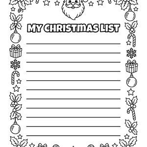 Santa's Play Days Christmas Coloring Book for Kids 6-8, 49 Printable Vintage Santa Coloring Pages, Instant Download PDF imagem 2