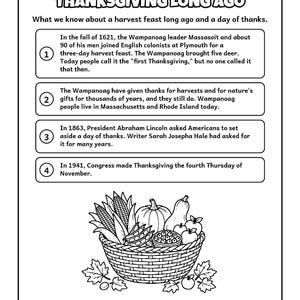 Pass the Giggles! Thanksgiving Activity Book for Kids 6-10, 50 Printable Pages, Coloring, Word Search, Mazes, Tracing, PDF image 8