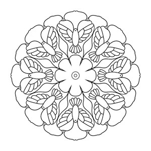 Mindful Mandalas Coloring Book for Adults: 50 Mandala Pages with Breathing Prompts, Floral, Geometric, Nature and Zen, Stress Relief PDF image 4