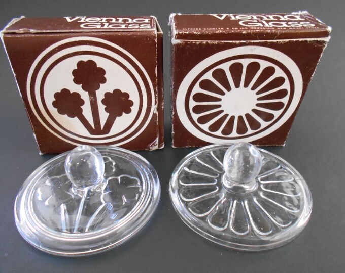 Vintage Vienna Glass Cookie Stamp Set of Two Stamps Pressed Etsy