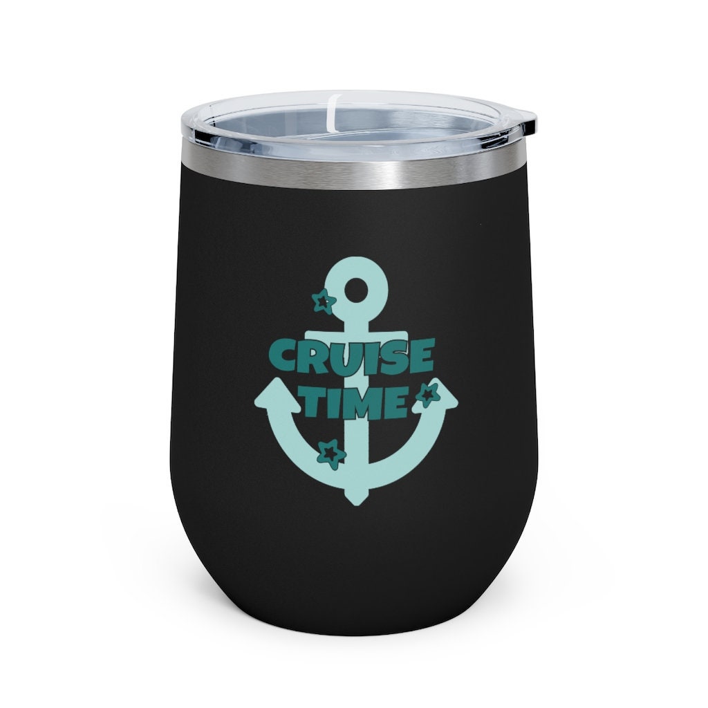 CRUISE TIME 12oz Insulated Wine Tumbler WINE1 Carnival Royal Etsy