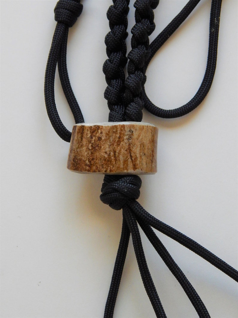 Duck hunting lanyard accented with deer antler black Etsy