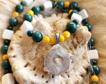 Antler pendant necklaces