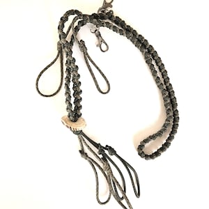 Duck Call-jachtkoord: accent hertengewei, 6 oproeplussen, accessoireclips