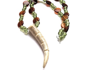 Antler tip necklaces