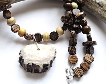 Antler pendant necklaces