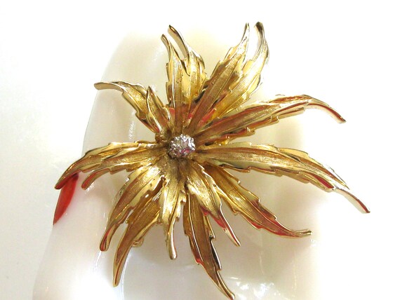 Boucher Brooch, Boucher PIn, Boucher Flower Pin, … - image 1