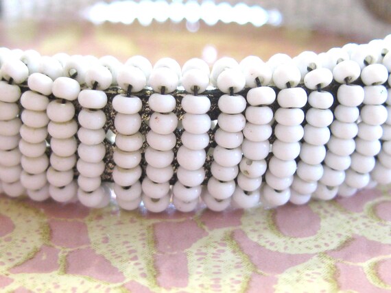 Miriam Haskell Hinged Filigree Bangle Bracelet - … - image 4