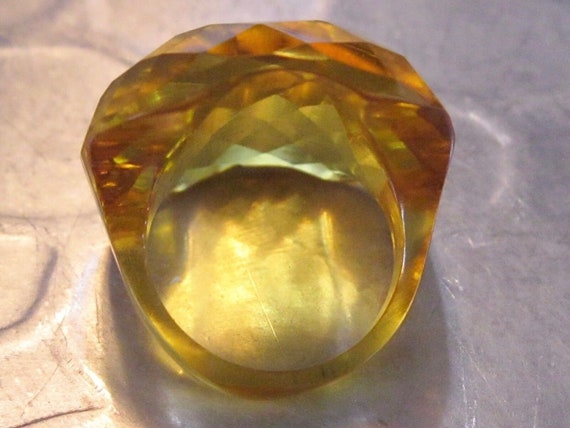 Prystal Rare Vintage Bakelite Ring and Bangle Bracelet SET - … - Gem
