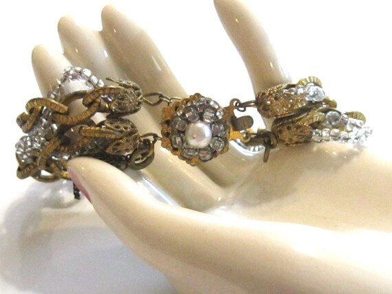 Miriam Haskell Bracelet, Double Strand Bracelet, … - image 3