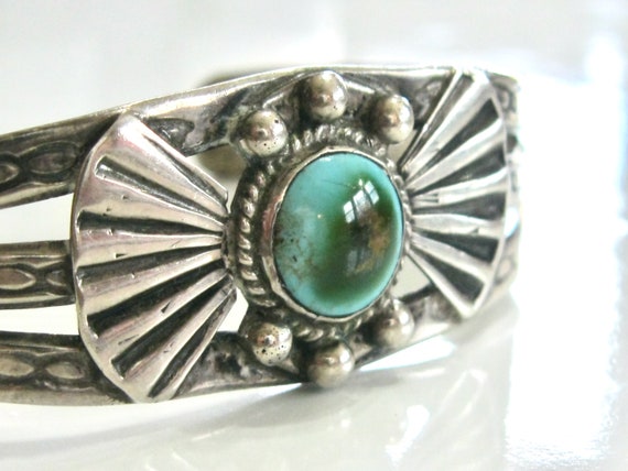 Vintage Native American Southwestern 925 Sterling… - image 6