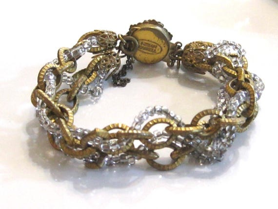 Miriam Haskell Bracelet, Double Strand Bracelet, … - image 8