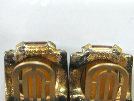 Trifari Sterling Silver Earrings, 1940's Trifari,… - image 9