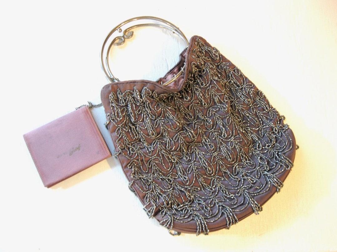 vintage-josef-hand-beaded-bag-mauve-satin-cut-steel-beads-art-deco