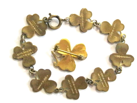 Sentimental Victorian Mizpah Jewelry Set - Bracel… - image 9
