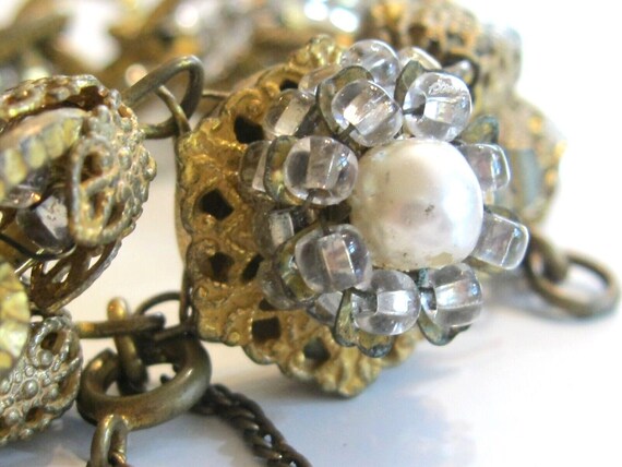 Miriam Haskell Bracelet, Double Strand Bracelet, … - image 9