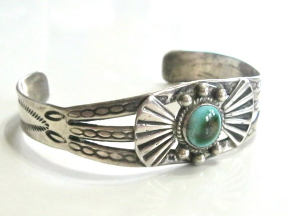 Vintage Native American Southwestern 925 Sterling… - image 4