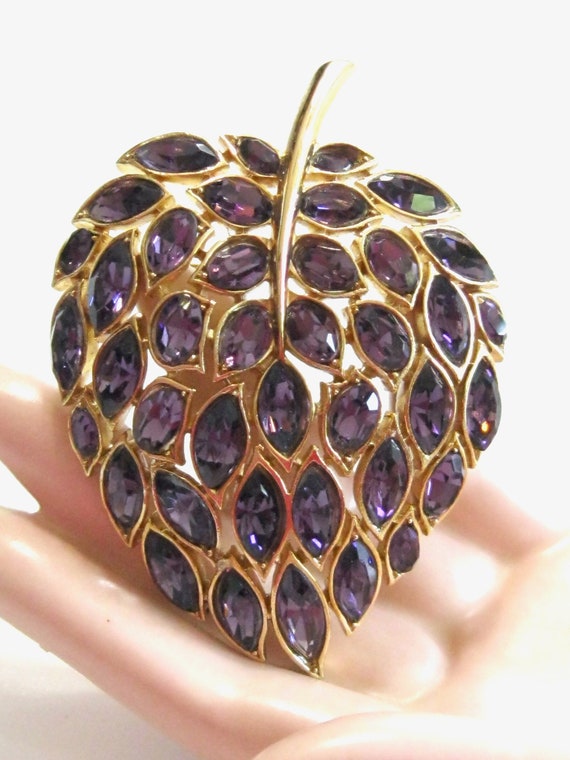 Leaf Pin Brooch Lot/4 Vintage Gold Tone Mid Century Jewelry Pins, Trifari -  Yahoo Shopping