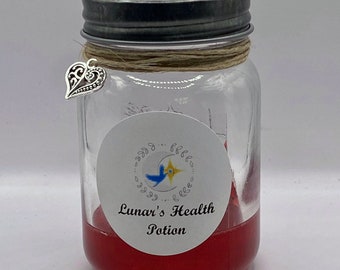 DnD 5e Health Potion Bottle - contains all rarities
