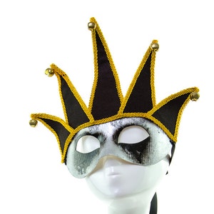DARK JESTER - Máscara masculina de Halloween do Coringa