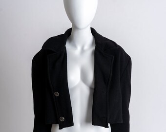 WOLF WEAR - Vintage Wedding Steampunk Black Tailcoat Jacket