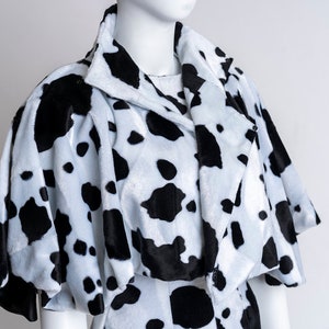 Dalmatian Dress with High Neck Caplet image 6