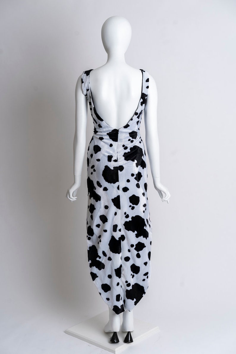 Dalmatian Dress with High Neck Caplet image 5