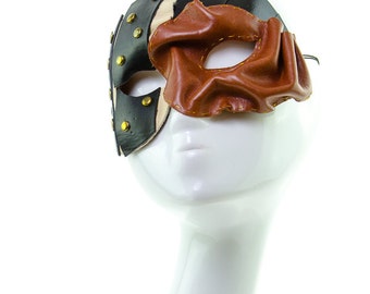 LEATHER FACE - Leather Masquerade Mask