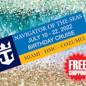 Cruise Magnet - Royal Caribbean Cruise - Cruise Door Magnet - Itinerary Magnet - Cruise Vacation - Cruise Tracker - Custom Cruise Magnet