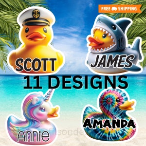 Cruise Ducks, Personalized Cruise Duck, Cruise Door Magnets, Stateroom Door Decoration, Cruise Door Decorations, Cruise Duck Magnet