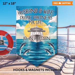 Cruise Door Magnet, Cruise Flag, Cruise Door Decoration, Cruise Door Sign, Cruise Door Flag, Cruise Door Banner Magnetic, Cruise Partners