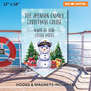 Cruise Door Magnet, Cruise Flag, Cruise Door Decoration, Cruise Door Sign, Cruise Door Flag, Cruise Door Banner Magnetic, Christmas Cruise