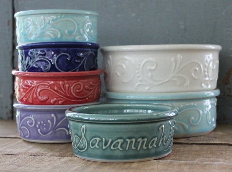 Dog Bowl EXTRA LARGE Big Dog Dish Handmade Ceramic Custom Etsy