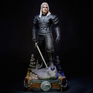 The Witcher Figure STL Files | 3D Printable Model DOWNLOAD