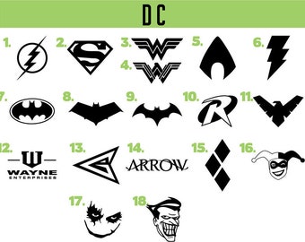Redhood Symbol Window Decal 1 inch Logo Vinyl Decal Batman Sticker Comic book Sticker Batman Decal Car Decal 3 inch 5 inch