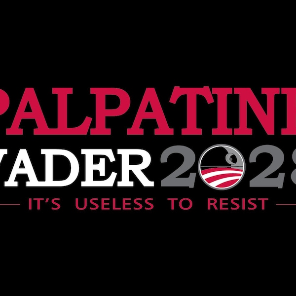 Palpatine / Vader 2028 election t-shirt