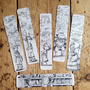Wingfeather Saga - 6 Bookmarks Featuring Illustrations from the Wingfeather Saga Books 1 & 2, Bookmark Set #1