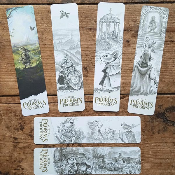 Little Pilgrim's Progress - 6 Bookmarks Featuring art from the Newly Envisioned Illustrated edition by Helen L. Taylor and Joe Sutphin