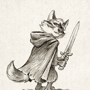Kalmar from Re-issued Wingfeather Saga, 2020 Edition - 6 x 9” Hand-Signed Print on Card Stock