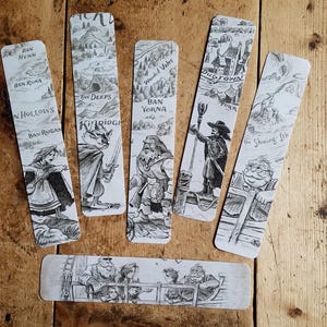 Wingfeather Saga - 6 Bookmarks Featuring Illustrations from the Wingfeather Saga Books 3 & 4, Bookmark Set #2