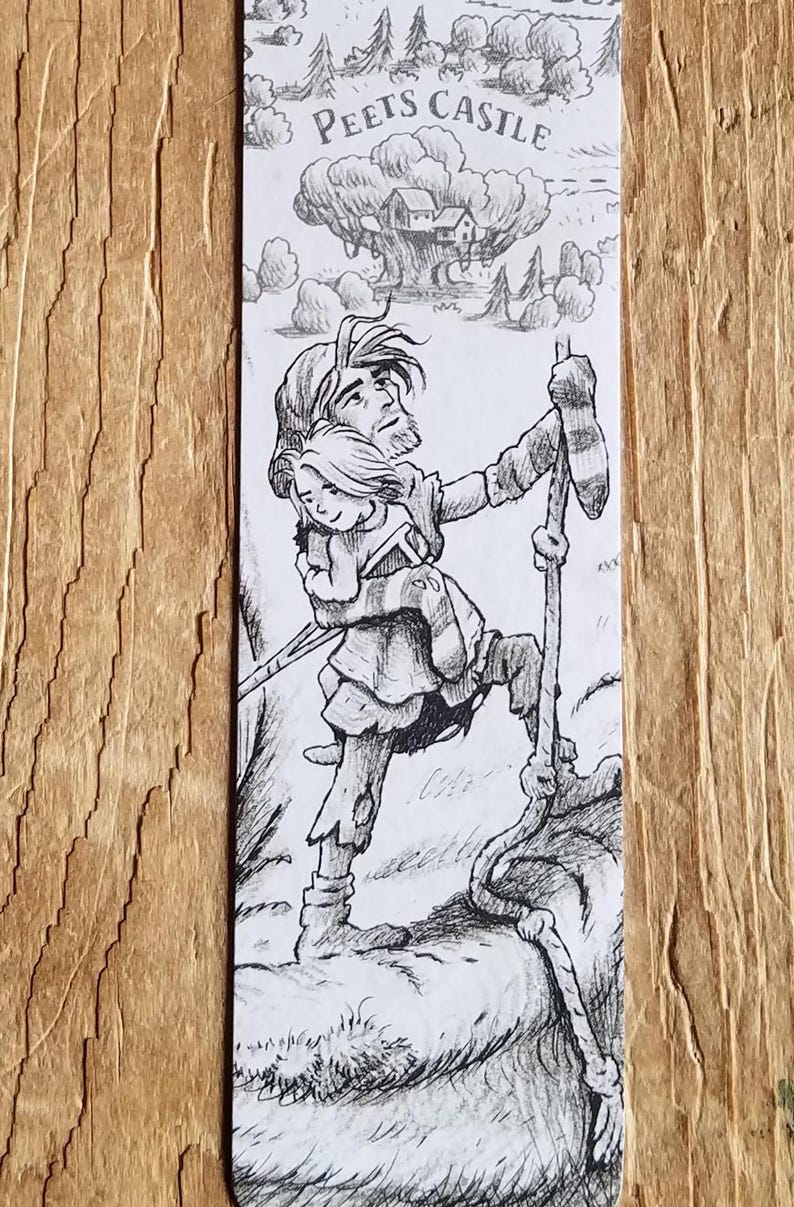 Bookmark Featuring Illustration of Peet the Sock Man and Map W/ Peet’s