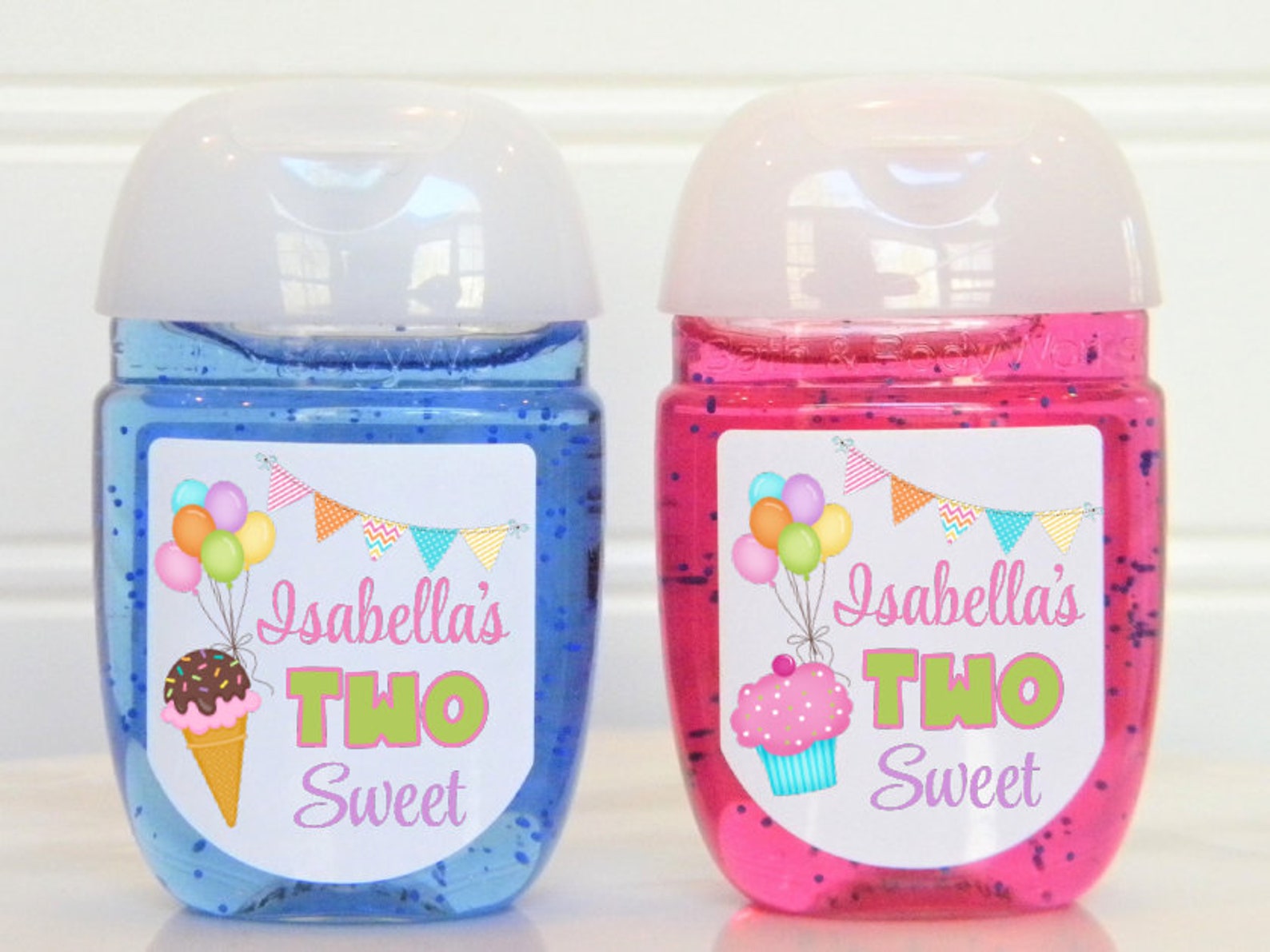 Personalized Two Sweet Hand Sanitizer Party Favor Labels 2nd Etsy