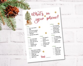 Family Tree Branch Shower Phone Game Printable, FTS801 - DIGITAL FILES ONLY - pdf/jpg included- Nothing Shipped - Available immediately :)