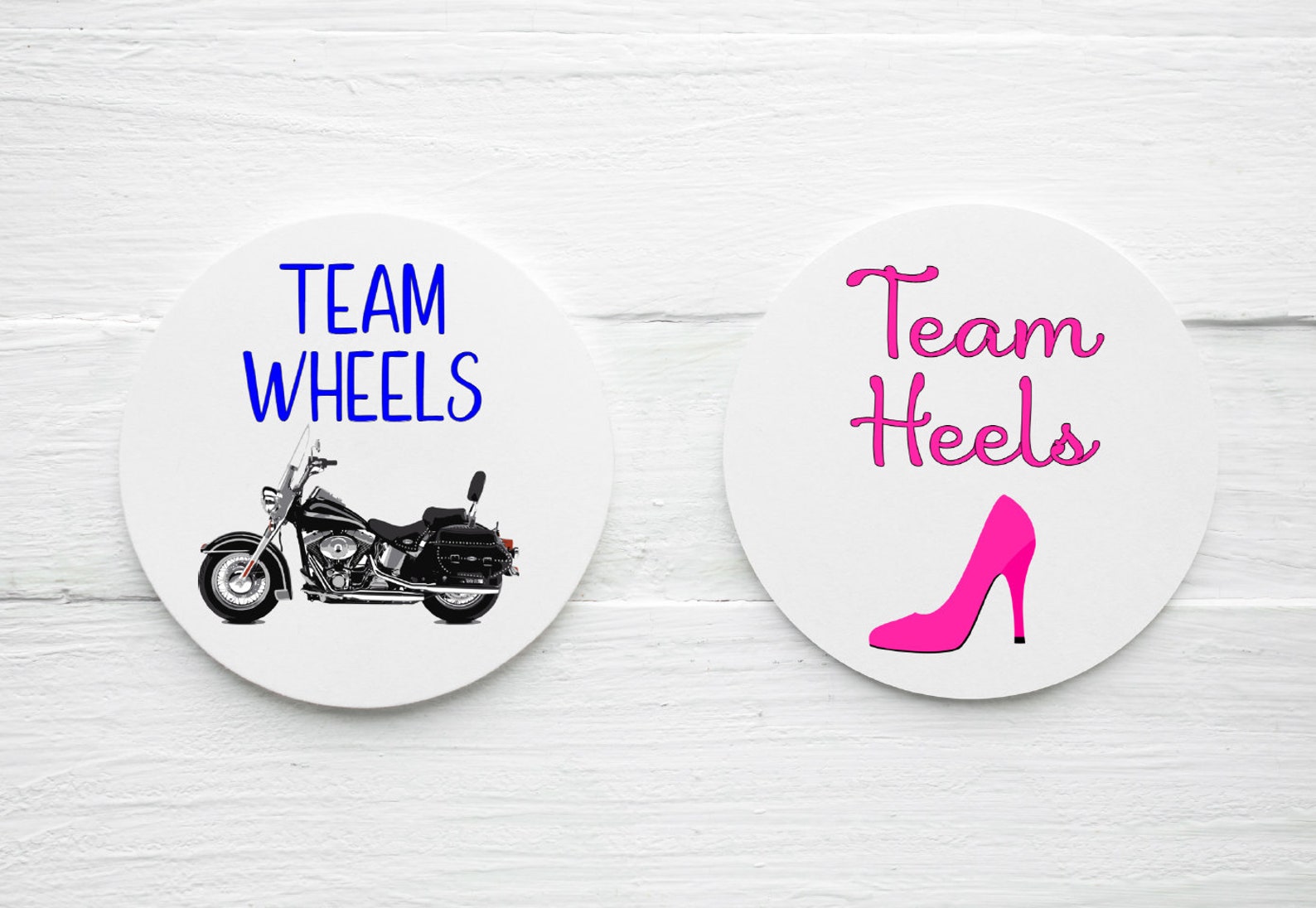 Personalized Glossy Team Heels Team Wheels Motorcycle Gender Etsy