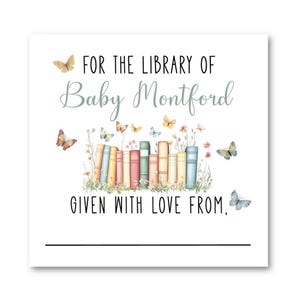 A New Chapter Begins Book Theme Baby Shower Book Labels - Personalized Baby Library Labels - Bookplate Labels - ANC680 - LABELS ONLY :)