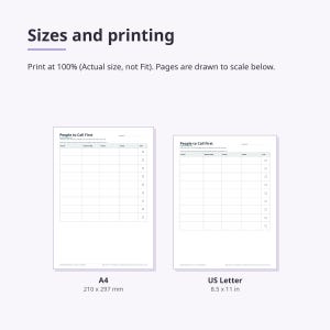 Emergency Binder Printable, 57 Pages, In Case of Emergency Binder, Family Information Organizer, Important Documents, A4 + US Letter PDF image 7