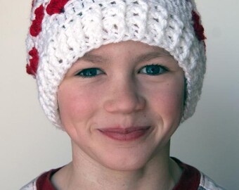 Crochet Baby Mine Hat Crochet Pattern PDF - Easy Valentine's Day Beanie Toque Pattern